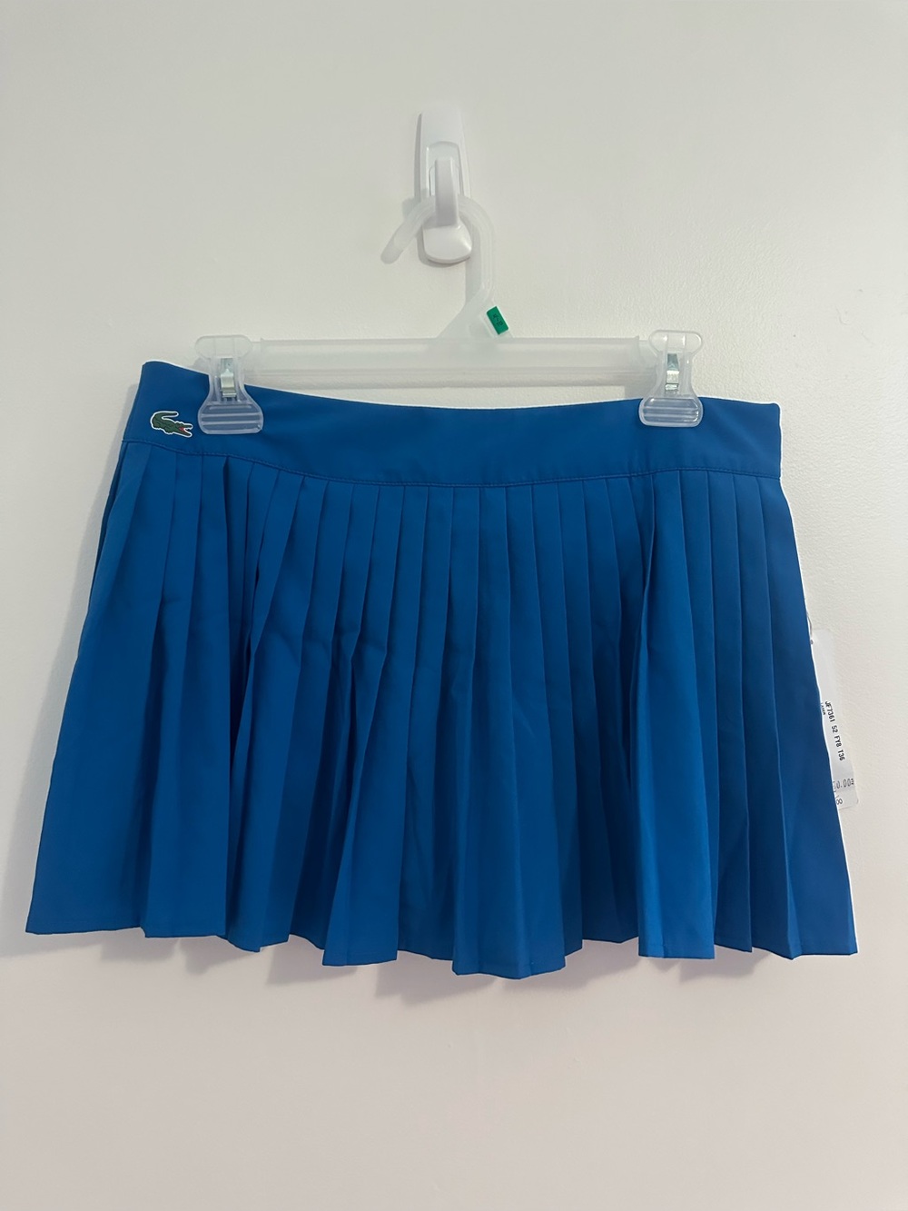 Lacoste Royal Blue Pleated Tennis Mini Skirt
